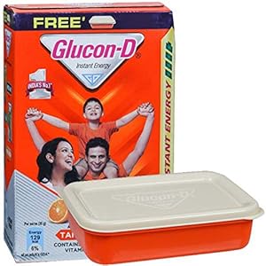 Glucon-D Instant Energy Health Drink Tangy Orange – 450Gm Refill