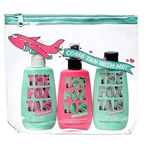 The Fox Tan Jet-Setter Bundle 3 Pack and Travel Bag - The Jet-Setter is created for the babe that wants to take her Fox…
