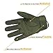 FREETOO Tactical Gloves Military Rubber Hard Knuckle Outdoor Gloves for Men Full Finger Gloves Army Green (XXL)