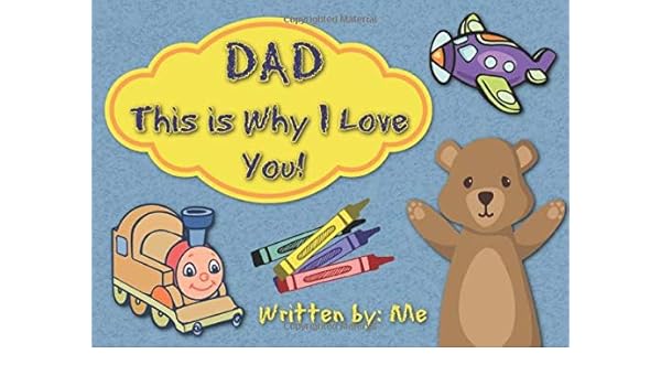 personalized book for dad from son