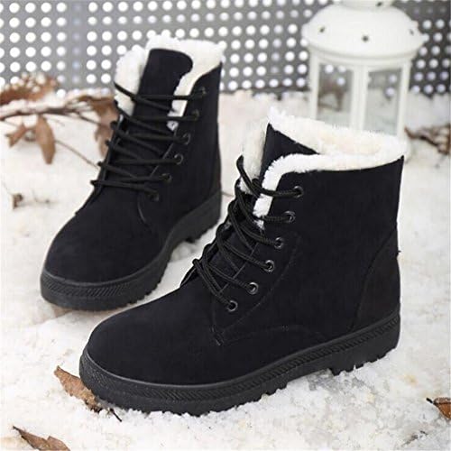 Slinny Snow Boots Ankle Boots Women Shoes Plus Size Shoes Heels Boots Shoes Black 6
