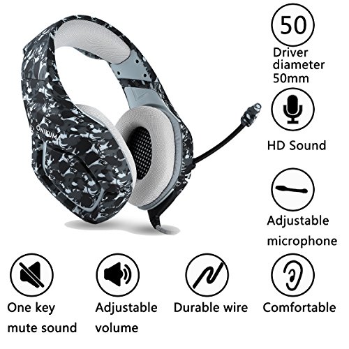 PS4-Gaming-Headset-with-Mic-for-PC-Mac-Laptop-New-Xbox-one-Nintendo-DS-PSP-Surround-Stereo-Sound-Noise-Reduction-One-Key-Mute-Gaming-Volume-Control-Omnidirectional-Microphone-Gamer-Camouflage