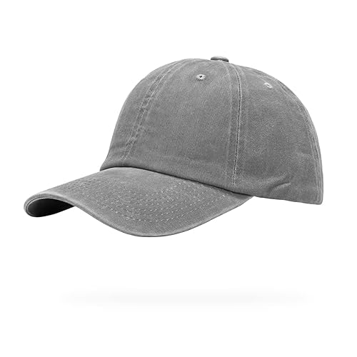 Baseball Cap for Men Women, Adjustable Plain Sports Fashion
