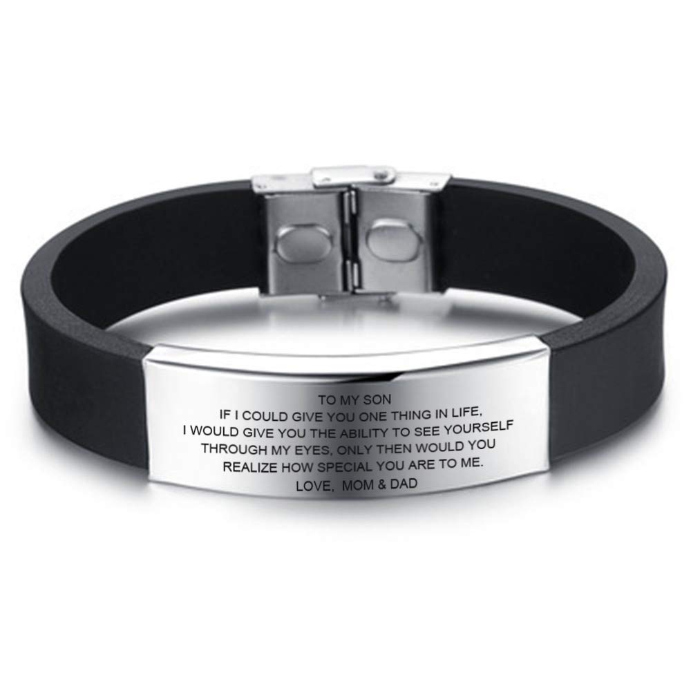 Buy LF Free Engraving Name Date Custom Inspirational Son Daughter