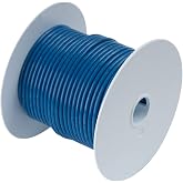 Ancor 100110 Marine Grade Electrical Primary Tinned Copper Boat Wiring (18-Gauge, Dark Blue, 100-Feet)