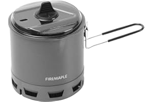 Firemaple G2 Petrel Ultralight 750ml Pot - High Efficiency Aluminum Camping and Backpacking Pot with Heat-Proof Handle, Porta