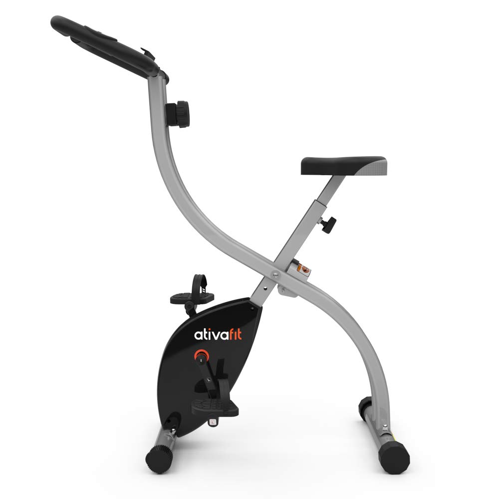 ATIVAFIT Indoor Cycling Bike Folding Magnetic Upright Bike Stationary Spin Bike Recumbent Exercise Bike