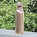 Pure Copper Water Bottle for Ayurvedic Health Benefits, 1000 Ml (33.81 Fl Oz) (WITHOUT LACQURED)