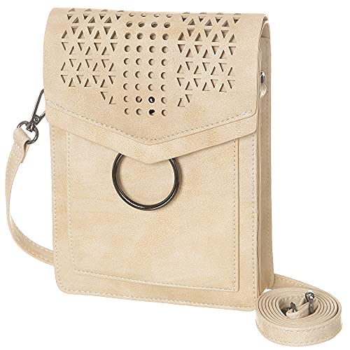 MINICAT Small Crossbody Bags for Women Synthetic Leather Cell Phone