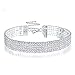 Clear Rhinestone Crystal Choker Necklace Wedding Collar Necklace Birthday Jewelry