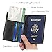 Famavala RFID Blocking Case Cover Holder Wallet for Passport (ABlack)