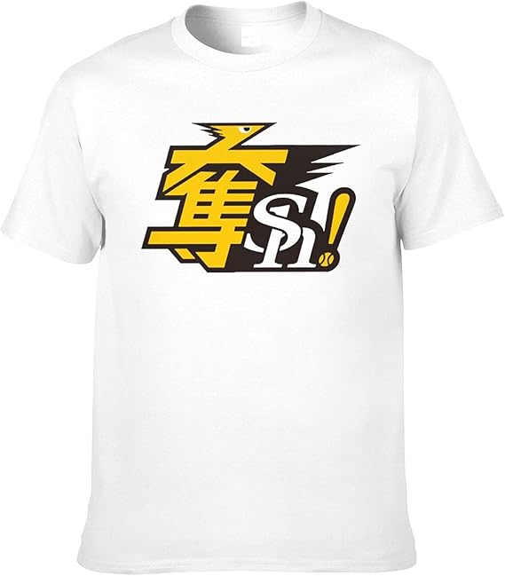Amazon Co Jp 福岡ソフトバンクホークス Tシャツ メンズ 半袖 綿100 インナーシャツ 肌着 スポーツ シャツ 丸ネック 軽い 柔らかい 快適 カジュアル おしゃれ メンズ 服 春 夏 秋 冬 おしゃれ レーナー 大きいサイズ 両面デザイン 服 ファッション小物