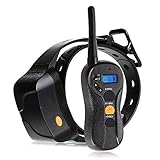 Shock Collar for Dogs, Dogloveit 660yd Blind Operation Stimulation & Vibration Shock Collar Dog Training Collar with Remote, Rechargeable Bark Collar, Fit for All Size Dogs (10Lbs - 100Lbs)