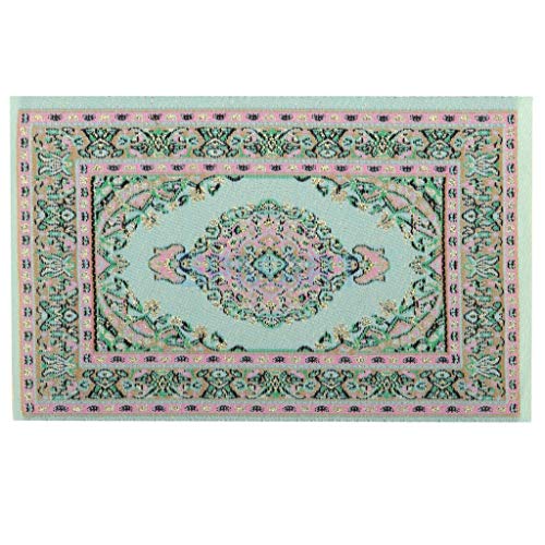 SXFSE Dollhouse Decoration Accessories, Miniature Life Play Scene Model Doll House Accessories Mini Turkish Carpet (4pc)