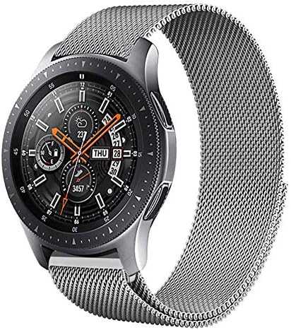 Urtone Metal Strap for Samsung Gear S3 Frontier/Classic,22 MM Replacement Stainless Steel Watch Strap Wrist Band Bracelet for Gear S3 /Galaxy Watch 46mm