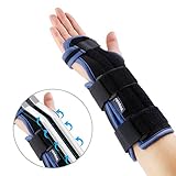 Velpeau Carpal Tunnel Wrist Brace - Fits Both Hands - Sleep Support at Night, Relief for Tendonitis, Arthritis, Sprains & Strains, Support Recovery Wrist Pain & Sports Injuries for men & women (Large)