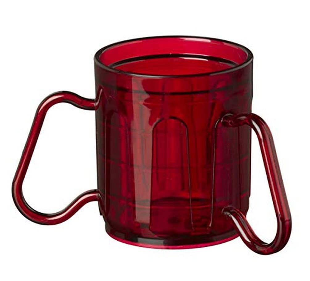 Medeci System 340ml Transparent Red Cup with Adjustable Handles