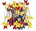 TECH-P® Quilting Quilter's 2.0'' Flat Butterfly Head Pins Boxed- Childhood Color (2x100 Count)