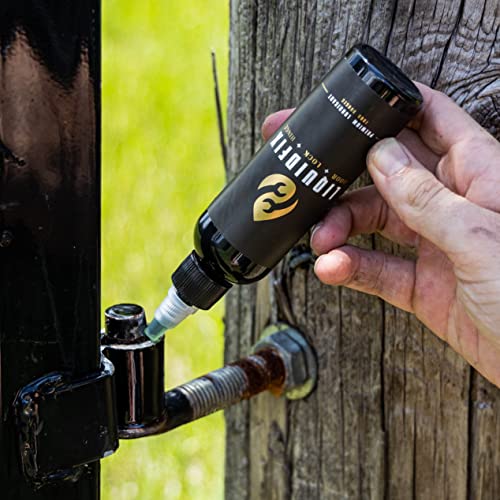 LiquidFix Door, Lock, and Hinge Lubricant 4 oz Dropper + 0.5 oz Needle Combo Pack Door Hinge
