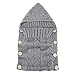 Colorful Newborn Baby Wrap Swaddle Blanket, Oenbopo Baby Kids Toddler Knit Blanket Swaddle Sleeping Bag Sack Sleep Bag Stroller Wrap for 0-12 Month Baby (Grey)