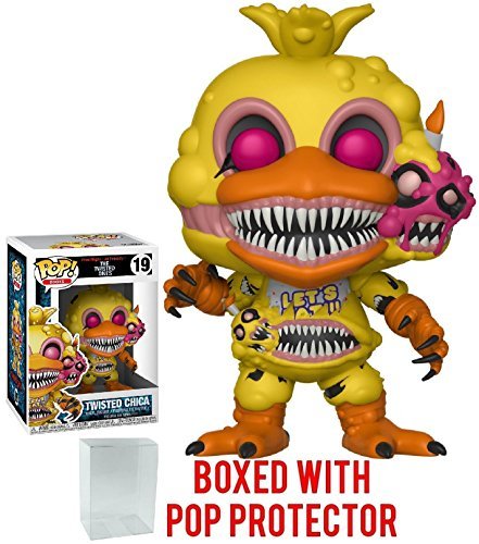 Funko Pop! Books: Five Nights at Freddy's The Twisted Ones - Twisted Chica Vinyl Figure (Bundled with Pop Box Protector Case)