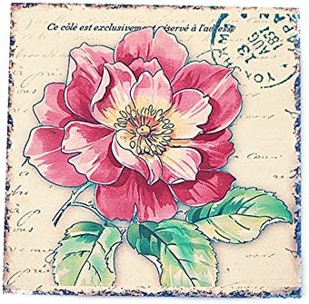 YETC British afternoon tea mats, retro wood plate placemat, square coasters