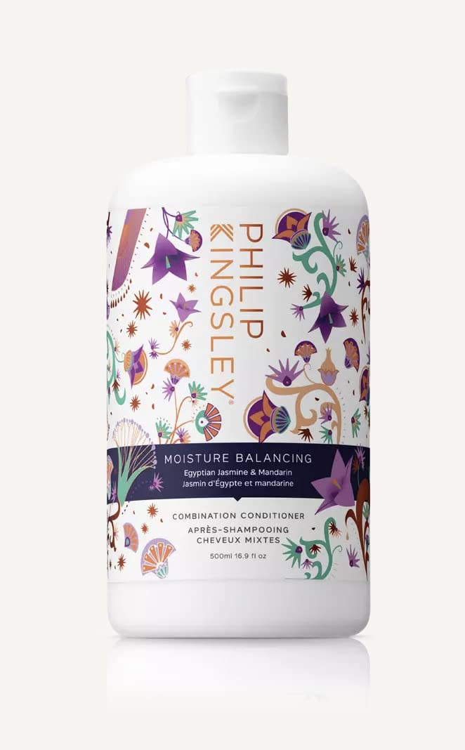Philip Kingsley Egyptian Jasmine & Mandarin Moisture Balancing Hydrating Moisturising Conditioner, Nourishes, Smooths and Adds Shine, 500 ml
