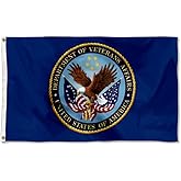 Cayyon United States Department of Veteran Affair Flag Banner Outdoor Indoor Decoration Flag 3x5Feet Double Stitched Polyester with Brass Grommets