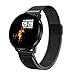 GOKOO Smart Watch for Men Women with All-Day Heart Rate Blood Pressure Full Touchscreen Stopwatch Sleep Monitor Waterproof Calorie Counter,Black
