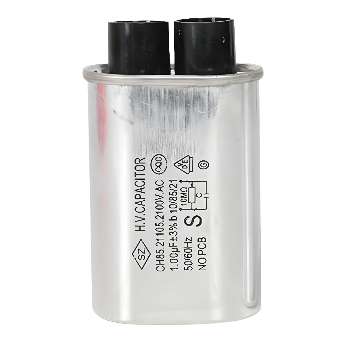 CENPEK Microwave Oven High Voltage Capacitor 2100 VAC 1.00 MFD uF Universal Compatible and Replace for Media Hair Amana Kenmore Mayta and Whirlpolo