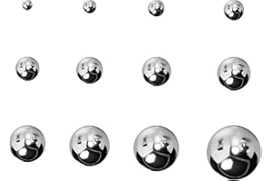 ZYsteelball (60pcs, 3/8") High-Precision Ball Steel Ball 304 Stainless Steel Bearing Balls G100