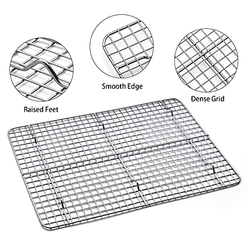 Estmoon Cooling Rack Stainless Steel, Cooling Racks for Baking, 16.5 Inch Cooling Rack Oven Safe