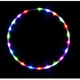 36" - 24 Color Changing LED Hula Hoop - Cotton Candy Rainbow