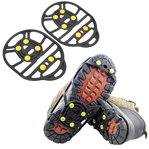 Od Sports Antiskid Shoe Covers Elastic Magic Spike Ice Gripper