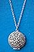 The Oil Collection Essential Oils Diffuser Locket Necklace Aromatherapy (Antique Silver Finish)
