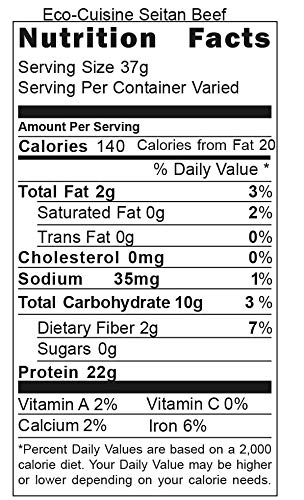 Eco-Cuisine Seitan Beef Style Mix, Vegan