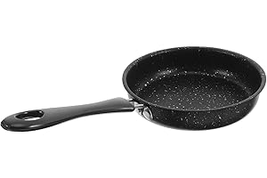 Mobestech Maifan Stone Small Frying Pan Nonstick Egg Cooker for Induction Hob Stainless Steel Mini Skillet for