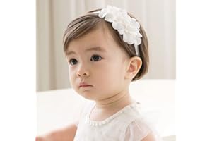 Bethynas Baby Girls Cute Bow-knot Headband Soft Lace Floral Hairbands Newborn Infant Toddlers Kids Hair Accessories (Style 10)