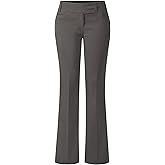 Design by Olivia Women's Relaxed Boot-Cut Office Pants Trousers Slacks
