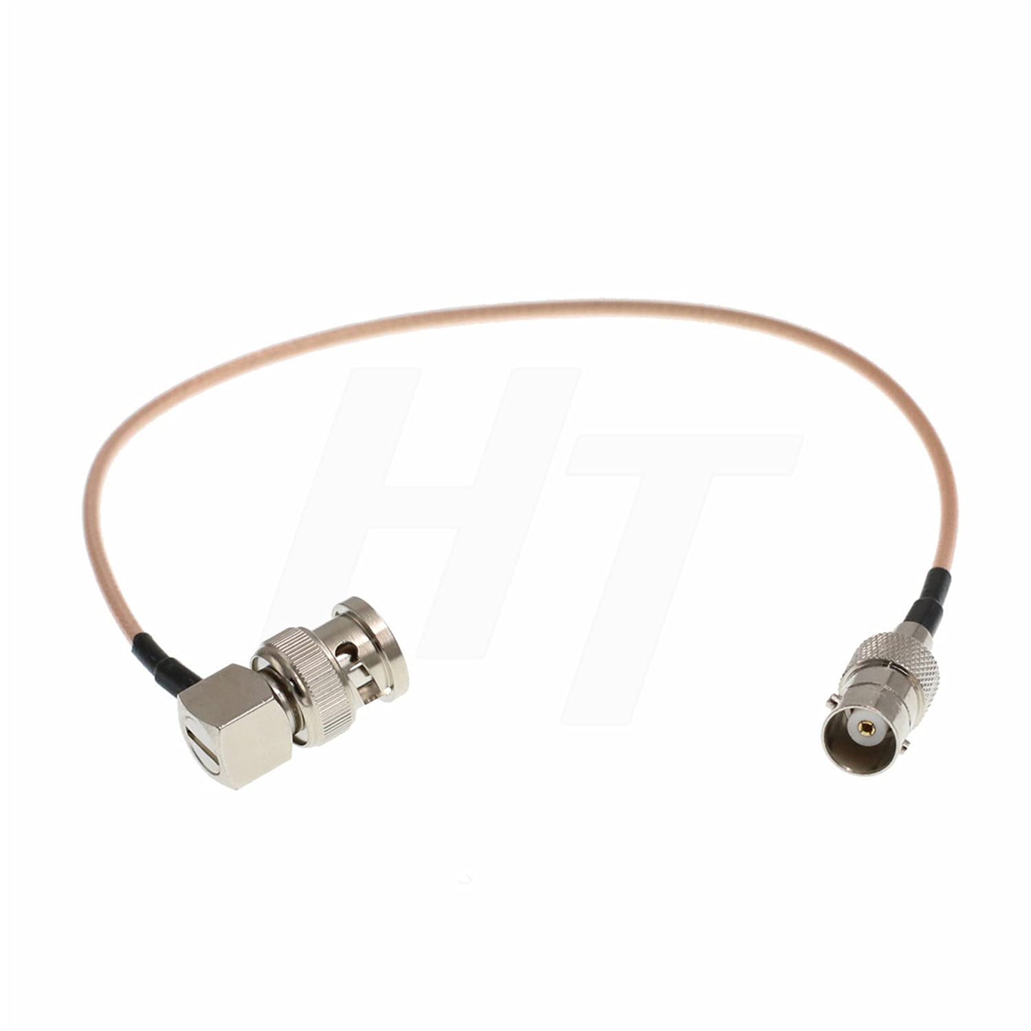 HangTon Male BNC to Female BNC 3G HD SDI Video Cable Extension Adapter for Blackmagic Teradek Camera Monitor, Thin Shielded RG179 75 Ohm (20)