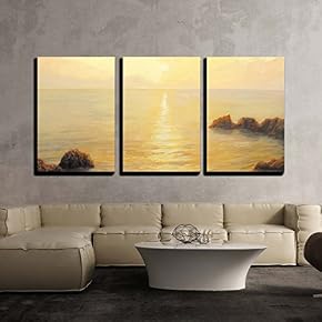 Colorful Golden Sunrise with Sunpath on The Sea...