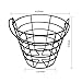 Crestgolf 2PCS Stainless Metal Golf Basket Golf Ball Container Ball Bucket