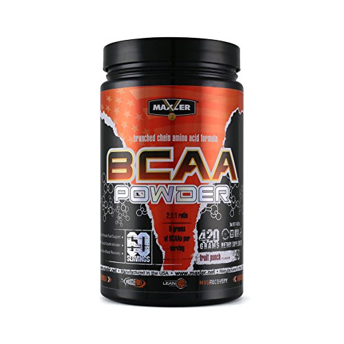 MAXLER BCAA Powder, Fruit Punch, 60 Servings