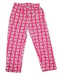 I Love NY New York Lounge Pants Heart Pajama Bottoms Hot Pink (Small)