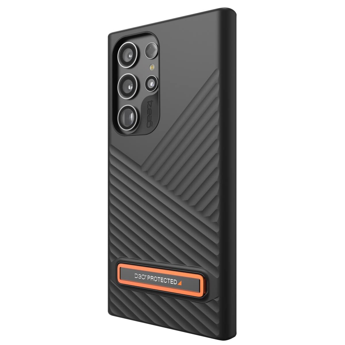 ZAGG Gear4 Denali Samsung Galaxy S23 Ultra Phone Case with Kickstand, D30 Drop Protection up to 16ft / 5m, Works with Wireless Charging Systems, Reinforced Backplate with Edge-To-Edge Protection