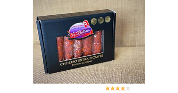 Chorizo picante gourmet / Envasado al vacío / Sin gluten / Sin ...