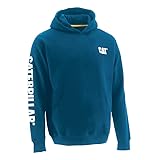 Cat Men's Trademark Banner Hoodies Featuring Logo