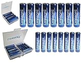 New Release 16 pack High-Capacity Rechargeable Batteries (8) AA 2700mAh (8)AAA 1000mAh Rechargeable Batteries + battery case +battery holder