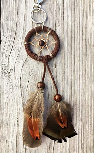 Dream Catcher Key Ring Purse Charm -Handmade in USA, Small Unique Gift