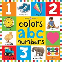 Amazon Com Bright Bbaby Colors Abc Numbers First Words First 100 9780312502195 Priddy Roger Books